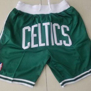 NWT👜Boston Celtics Shorts Just Don 👜NBA Shorts👜
